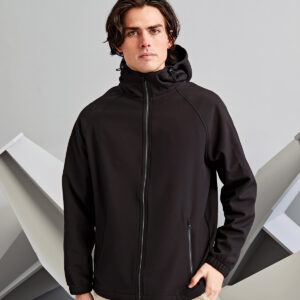 Veste coupe-vent à capuche double épaisseur